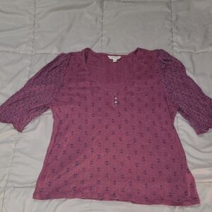 Lucky Brand Purple Blouse